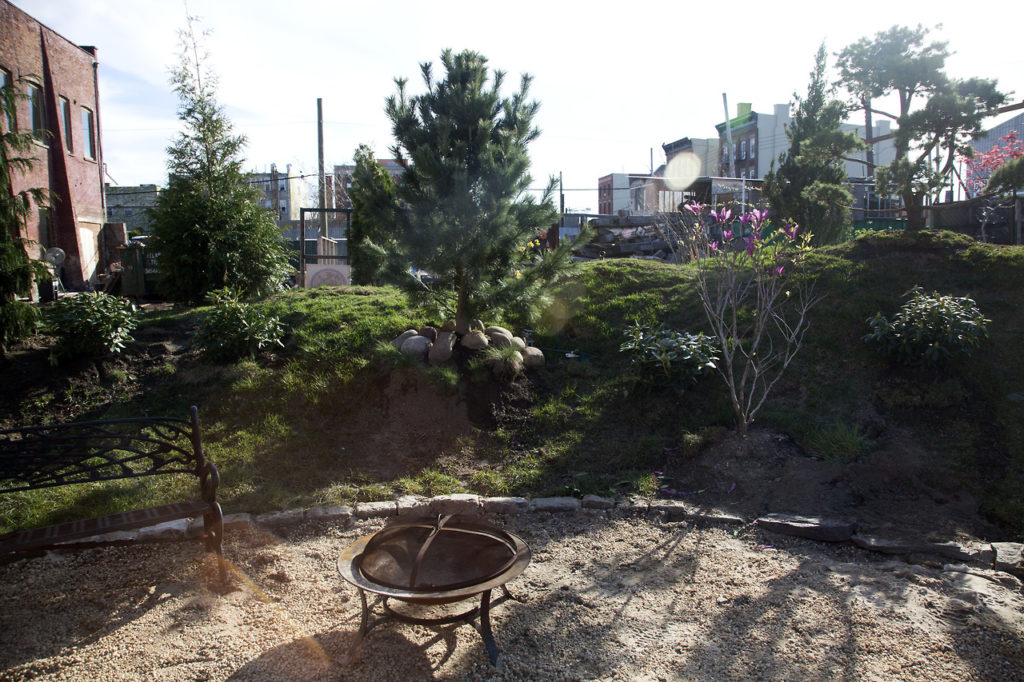 Barbecue grill at Pioneer Works Center for Art and Innovation